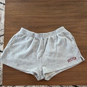 Brandy Melville Gray Boston Athletic Shorts